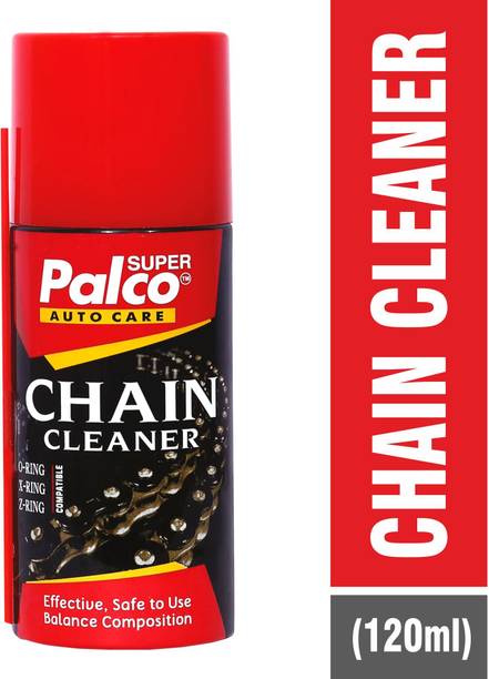 PL SUPER PALCO Chain Cleaner for Bikes 120ml, Deep Cleaning Bike Chain Cleaner Spray, Cycle Chain Cleaning Removes Grease, Rust & Dirt, Motorcycle Long-Lasting Protection Chain Oil