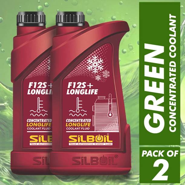 SILBOIL P-2 GREEN F12S+ LONGLIFE ANTIFREEZE | Concentrated (1:4) Formula with Advanced Deep-Cool Technology Coolant
