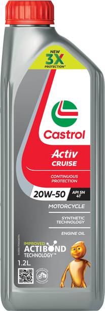 Castrol 4T 20W-50 फुल सिंथेटिक इंजन ऑइल