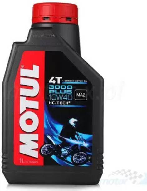 MOTUL 3000 4T Plus 10W40 1 LTR सिंथेटिक ब्लेंड इंजन ऑइल