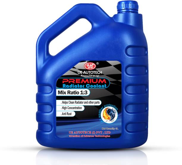 UE Premium Car Radiator Coolant Concentrate Blue- 3 L | Mix Ratio 1:3 | Coolant Blue