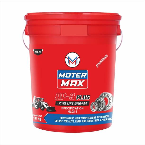 MOTER MAX New_Premium Quality 18kg All Purpose Long Life AP-3 Plus Calcium Grease