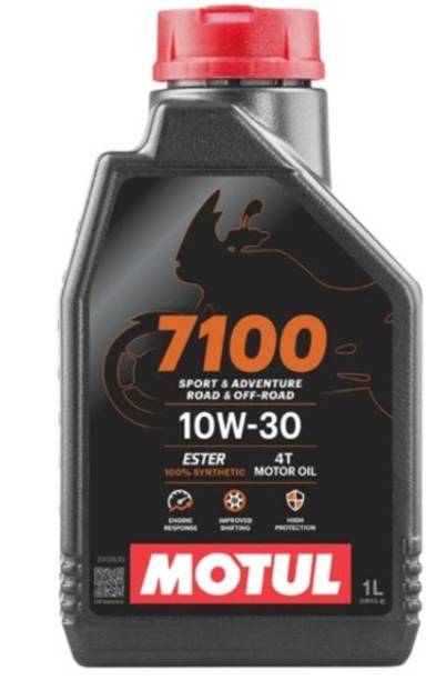 MOTUL 1L-3M-FLUSH-50ML Engine Oil with 3M Flush 50ml Bike Care Combo Pack Synthetic Blend Engine Oil