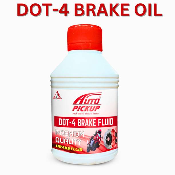AUTO PICKUP Premium Quality 250ml DOT-4 for Bike Brake Fluid Brake Oil