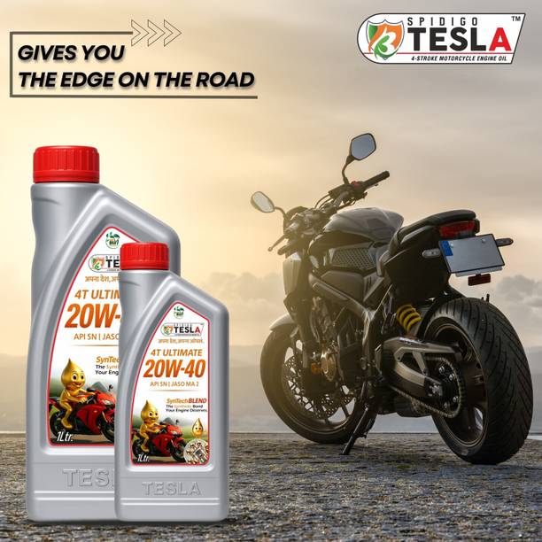 SPIDIGO PREMIUM TESLA 20W40 4T 1LTR 20W40 4T 1LTR 2 Gear Oil