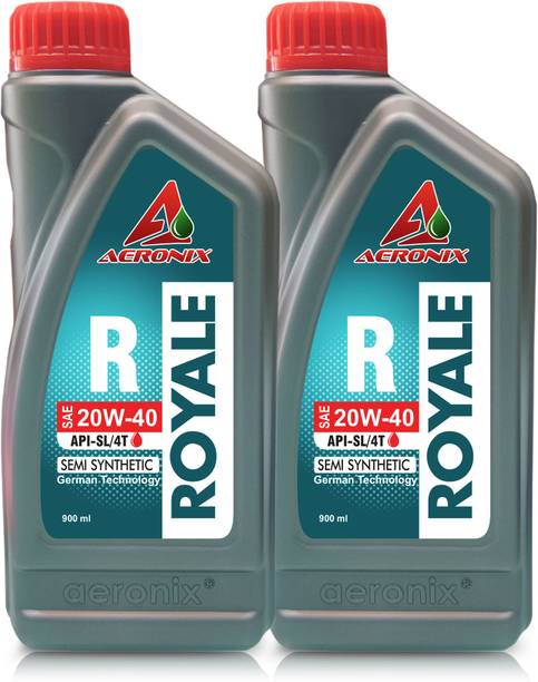 Aeronix Royale 20W-40 4T engine oil for bike Conventional Engine Oil