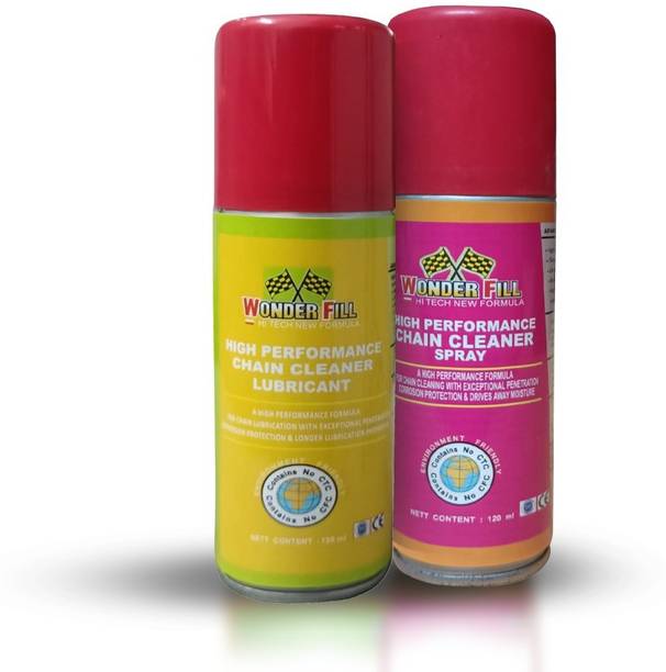 Wonderfill 102022 COMBO CHAIN LUBE & CLEANER 120ml X 2 Chain Oil