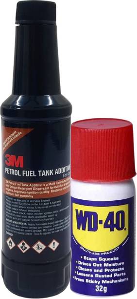 3M PETROL FUEL TANK ADDITIVE OIL-250ML WITH MULTIUSE AEROSAL SPRAY-32g COMBO Oil Flush and Treatment