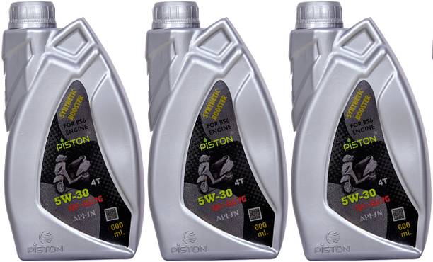 piston 5W-30 4T API SN For BS6 Scooter Full-Synthetic Engine Oil