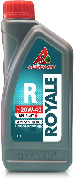Aeronix ROYALE 20W-40 4T API-SL 2 Wheeler Bike Conventional Engine Oil