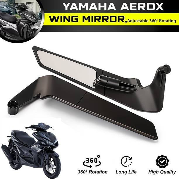 Atoray Manual Rear View Mirror For Yamaha, Universal For Bike Universal For Bike