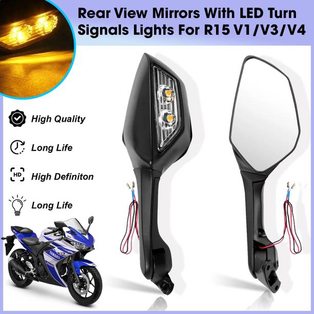 Otoroys Manual Rear View Mirror For Bajaj, Yamaha, Suzuki, Honda, Hero Universal For Bike