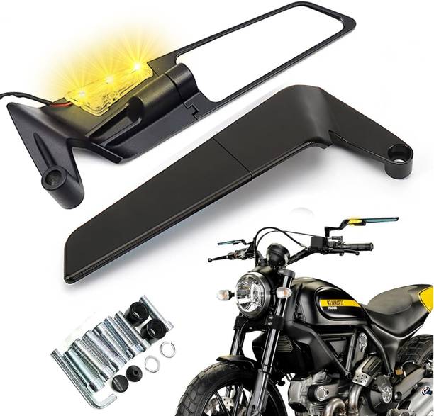 Otoroys Manual Rear View Mirror For Universal For Bike Universal For Bike