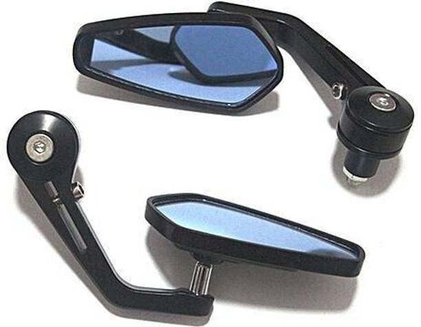 Pious Manual Rear View Mirror, Passenger Side, Driver Side For Bajaj, Hero, Honda, KTM, Royal Enfield, Suzuki, Yamaha, TVS, Universal For Bike Standard 350 Twin Spark, Super Splendor, Thunderbird 350, Universal For Bike