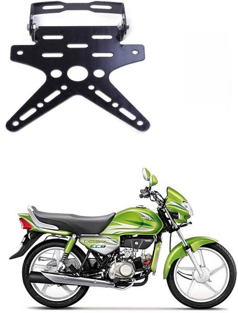 YUNEIK Bike License Number Plate Frame Holder Tail Tidy (Black) Bike Number Plate P-103 Bike Number Plate