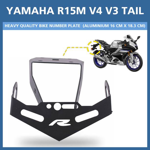 ASRYD Yamaha R15M V4 V3 Tail Tidy Heavy Quality Bike Number Plate