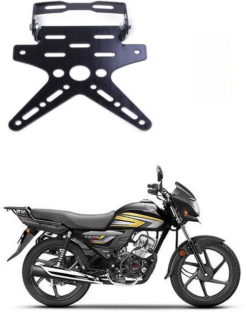 YUNEIK Bike License Number Plate Frame Holder Tail Tidy (Black) Bike Number Plate P-170 Bike Number Plate