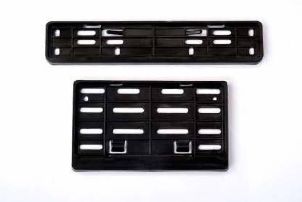Swikaar Bike Front and Rear Number Plate Frame Number Plate Holder Universal AZ10 Bike, Car Number Plate
