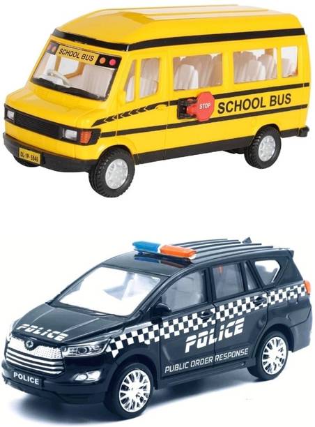viaan world (School Bus & Cristiano 2.0 ) two Car Toy for kids