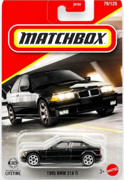 MATCHBOX 1995 BMW 318 Ti 1:64 Die-Cast Toy Car Collectible Model & Case