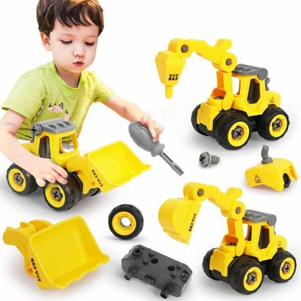 SOVIEXA New Mini Plastic Engineering Truck Toys-DZ114