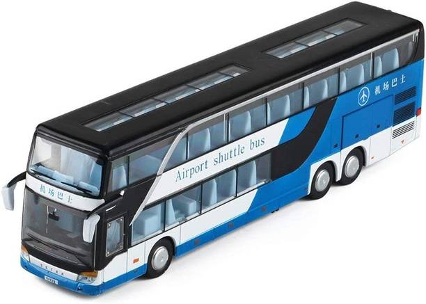 Dherik Tradworld Car Model Scale 1:50 / Compatible with Double Decker Bus