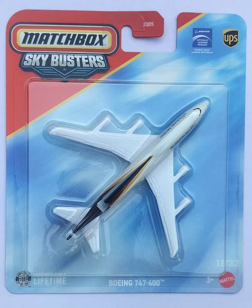 MATCHBOX JDJ05 SKY BOEING 747-400 TOY PLANE