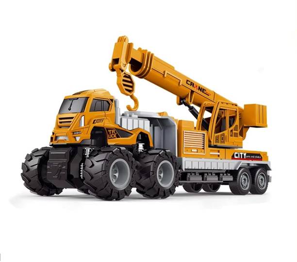 ivee international 1:43 Metal Die Cast Crane-Transportation Big Crane Truck Toys