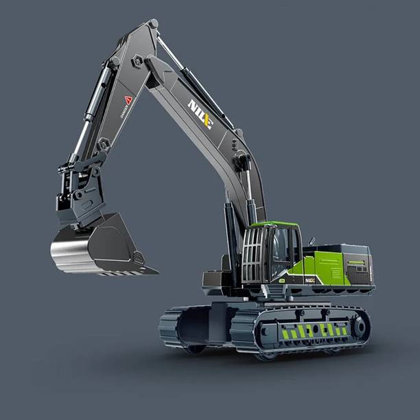 DEUSON ECOM Unbreakable Excavator Toy JCB Toy Long Crane Construction Bulldozer Toy for Kid