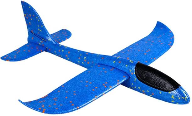 IndusBay Kids Throwing Plane Toy 17.5 Large Throwing Foam airPlane Aircraft Gift for kids