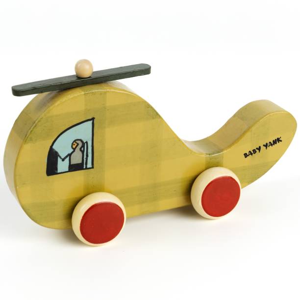 BABY YANK Chopper Wooden Push & Pull Toys for Kids Encourage Walking/Hand-Eye Coordination