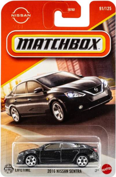 MATCHBOX 2016 Nissan Sentra 1:64 Die-Cast Toy Car Collectible Model & Case