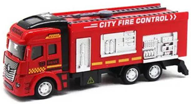 SR Toys Die Cast Fire Truck Toy For Kids boys and girls