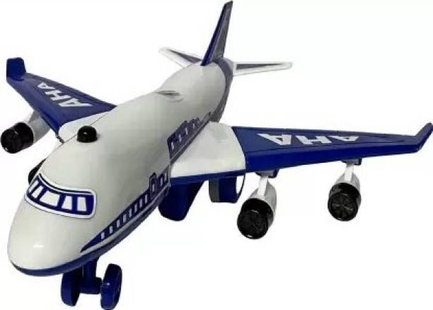 Prapti Mart Aeroplane Hindal Friction Powered GO Crawling kids Toy Quality Plastic Airplane