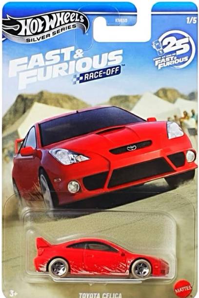 HOT WHEELS 2025 Silver Series Toyota Celica Fast & Furious Race-Off Collection Car