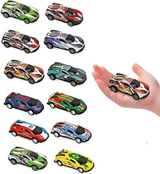 Learn With Fun Die Cast Metal Mini Racing Unbreakable Car Toys for Boys Girls Kids
