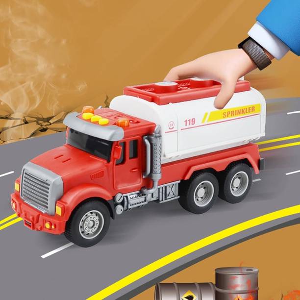 calyxia Truck Construction Figure Toy Movable Truck Friction Powered Fun Toys For Kids
