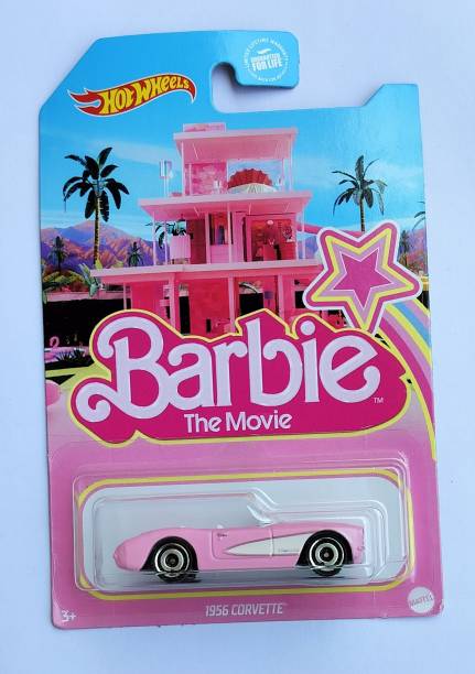 HOT WHEELS 1956 Corvette Barbie the Movie Die Cast Car New Edition 2023