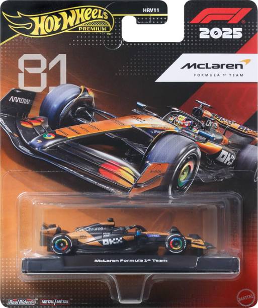 HOT WHEELS Premium McLaren Formula 1 1:64 Scale Die Cast Toy Car Collectible