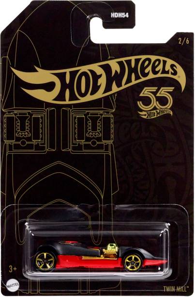 HOT WHEELS Pearl & Chrome Collection of 1:64 Scale TWIN MILL Toy Car