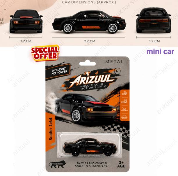 Arizuul Dodge SRT Toy Car Die-Cast Metal Miniature Vehicle