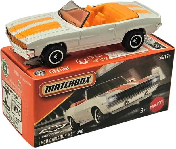 MATCHBOX Premium 1969 Camaro SS 396 1:64 Die-Cast Toy Car Collectible Model