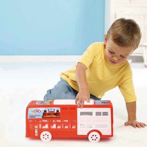 asian Kids toy HOHO Double Decker Tourist City Bus