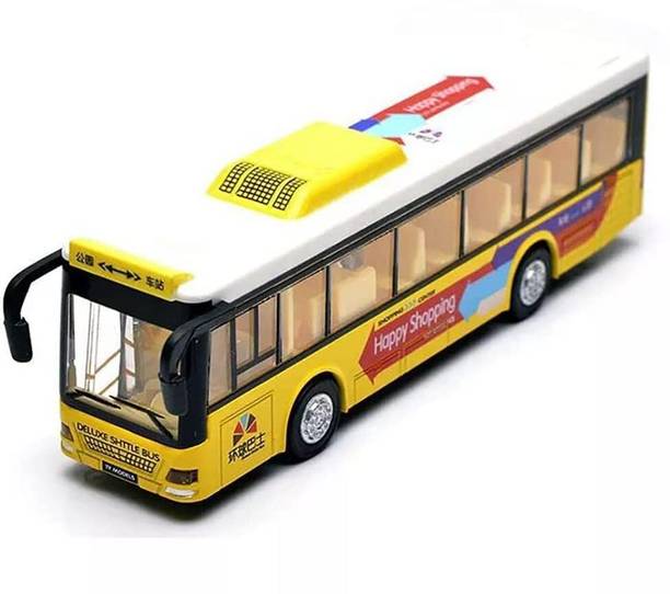deoxy Metro Electric Bus with Sounds and Lights Model Cars Toys Gift for Kids