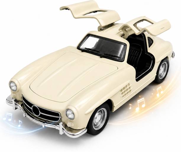 TRENDNRAAGS Die Cast Metal Pull Back Sports Car Toy with Openable Doors For kids Boys Girls