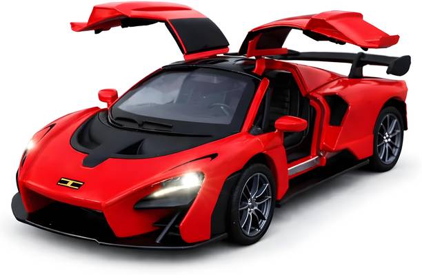 Zoddler Die Cast 1:36 Scale Mclaren Super Toy Car For Kids - Light & Sound Openable Door