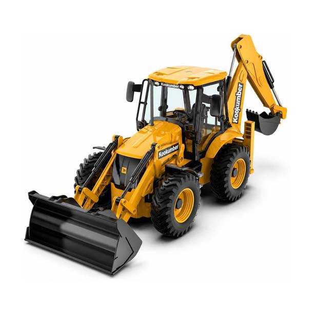 Stonepeak Heavy Duty JCB Toy for Kids Bulldozer Excavator Construction Truck 2-in-1