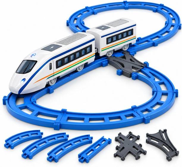 Toys cartel Vande Bharat Bullet Train Toy Set for Kids | 43 Pcs Track Playset