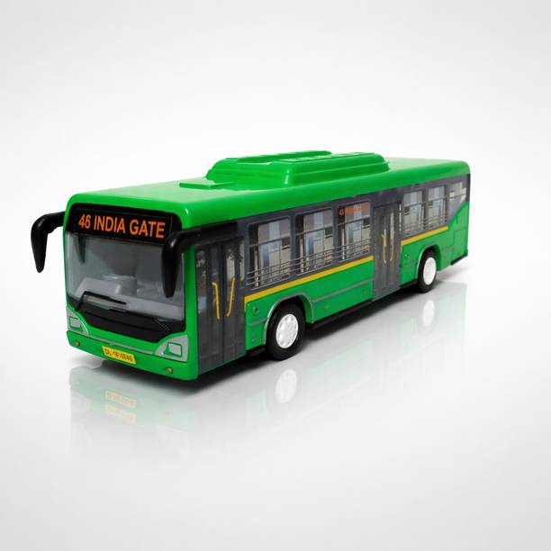 Meetul Enterprise Push & Go Low Floor Toy Bus For Kids