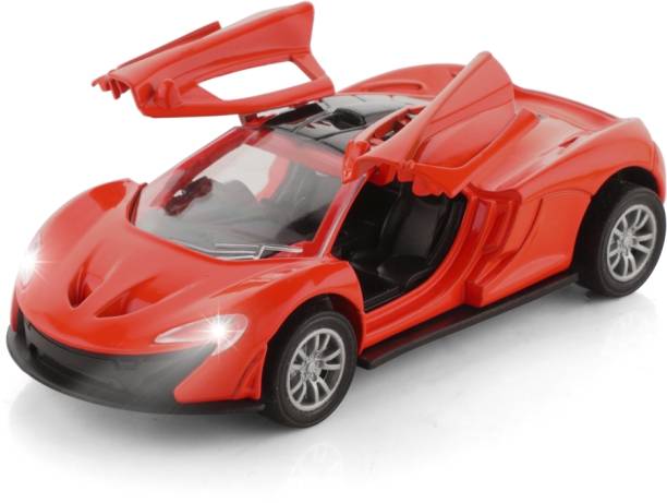 Aditi Toys Premium Metal Die-Cast Sports Racer Car with Realistic Engine Sound,Lights,Doors